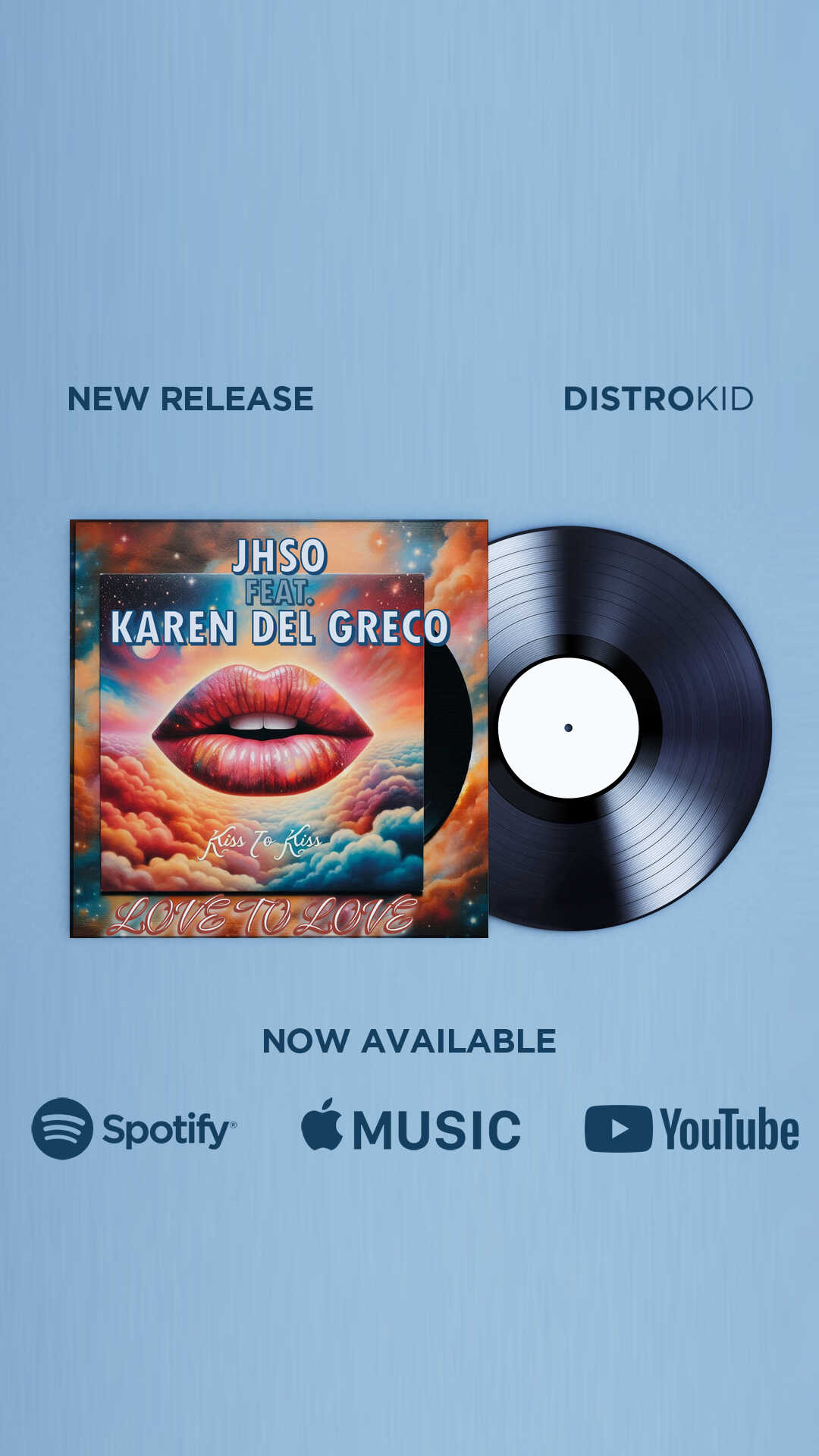 copertina della canzone dei jhso kiss to kiss